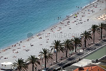 Strandpromenade in Nizza
