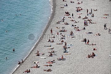 Menschen am Strand