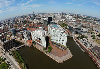 Luftbild Panorama Hamburg