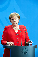 Berlin  Deutschland - Bundeskanzlerin Angela Merkel.