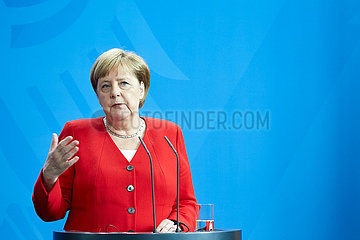 Berlin  Deutschland - Bundeskanzlerin Angela Merkel.