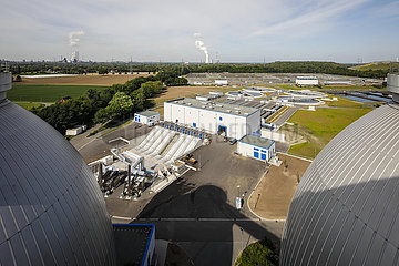 Abwasserreinigung  Klaerwerk  Dinslaken  Nordrhein-Westfalen  Deutschland