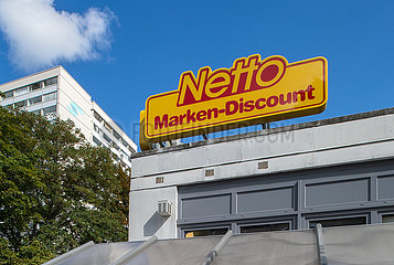 Schriftzug und Logo der Netto Marken-Discount AG & Co. KG