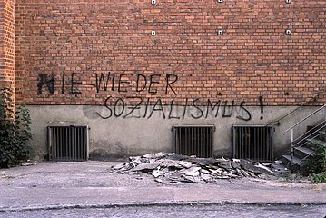 4. August 1990  Weimar  Grafitti