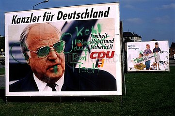 Oktober 1990  Saalfeld  Thueringer Landtagswahl