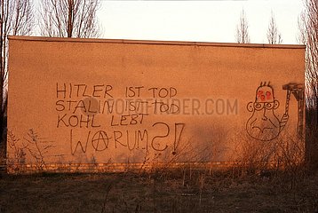 Januar 1991  Leipzig  Graffiti