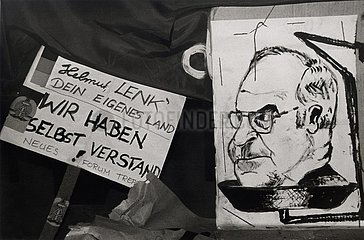 19. Dezember 1989  Berlin  Anti- Kohl- Demonstration