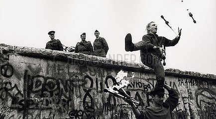 15. November 1989  Berlin  Mauerfall