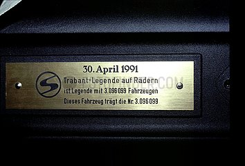 30. April 1991  der letzte Trabant
