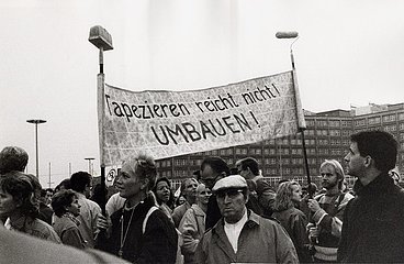 Berlin 4. November 1989  Demonstration  Grosskundgebung