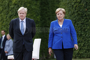 Bundeskanzleramt Treffen Merkel Johnson