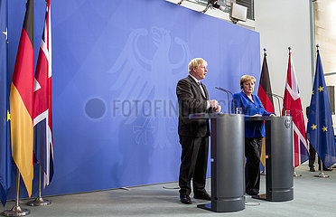 Johnson + Merkel