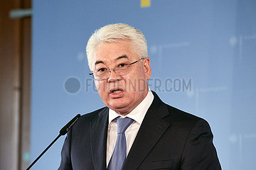 Berlin  Deutschland - Beibut Atamkulow  Aussenminister der Republik Kasachstan.