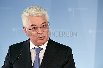 Berlin  Deutschland - Beibut Atamkulow  Aussenminister der Republik Kasachstan.