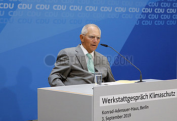 CDU Werkstattgespraech zum Klimaschutz  Konrad-Adenauer-Haus