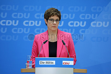 CDU-Pressekonferenz nach den Landtagswahlen von Brandenburg und Sachsen