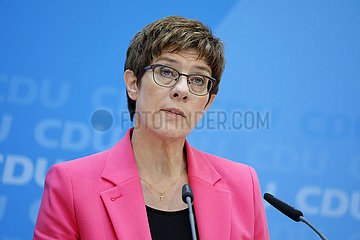 CDU-Pressekonferenz nach den Landtagswahlen von Brandenburg und Sachsen