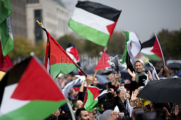 Palestinian demonstration Berlin
