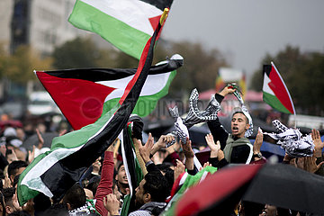Palestinian demonstration Berlin