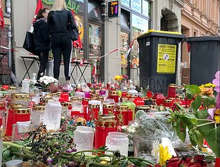 Trauer nach Anschlag in Halle