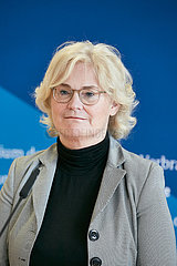 Berlin  Deutschland - Christine Lambrecht  Bundesjustizministerin.