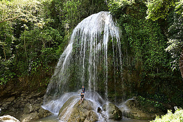 Cuba  Soroa- Wasserfall Salto de Arco Iris