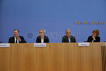 Bundespressekonferenz zum Thema: Linke - Auswirkungen der Landtagswahlen in Thueringen auf die Bundespolitik
