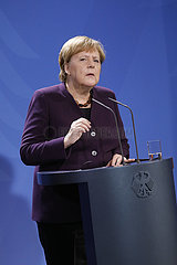Bundeskanzleramt Treffen Merkel Stoltenberg