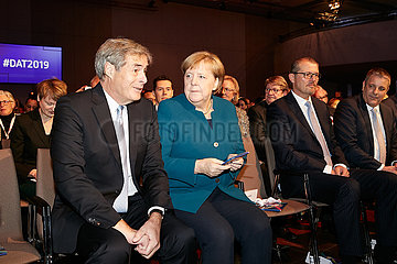 Berlin  Deutschland - Angela Merkel und Ingo Kramer beim Deutschen Arbeitgebertag 2019.