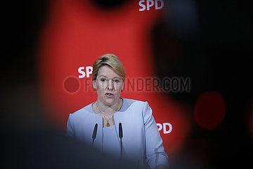 Pressekonferenz SPD  Willy-Brandt-Haus  25. November 2019