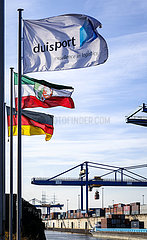 Duisburger Hafen  duisport logport  Ruhrgebiet  Nordrhein-Westfalen  Deutschland  Europa