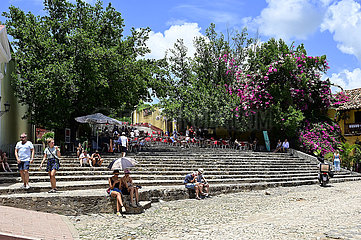 Kuba  Trinidad - Plaza Mayor im Zentrum der Stadt