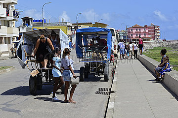 Kuba  Baracoa-Uferpromenade im Stadtzentrum