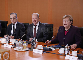 Kabinettsitzung  Bundeskanzleramt  3. Dezember 2019