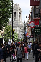 London  Grossbritannien  Menschen in der City