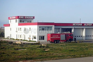 Baku  Aserbaidschan  Flughafenfeuerwehr des Heydar Aliyev International Airport