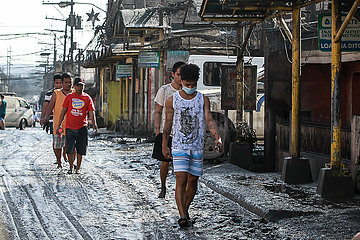 PHILIPPINEN-TAAL VULKAN-Evakuierte