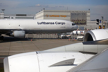 Frankfurt am Main  Deutschland  McDonnell Douglas MD-11 der Lufthansa Cargo am Frankfurt Airport