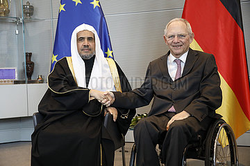Empfang des Generalsekretaers der Islamischen Weltliga durch den Bundestagspraesidenten  Bundestag