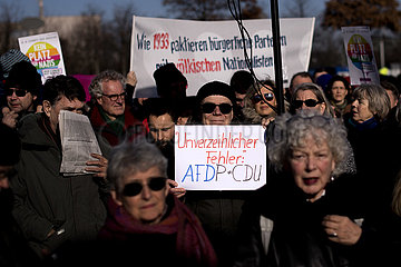 Demonstration against Nazis  Thuringia election
