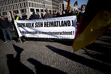 Right-Wing Demo Patriotic Opposition Europe against Migration Pact