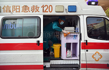CHINA-HENAN-Krankenpfleger-NOVEL CORONAVIRUS-EPIDEMIC (CN) CHINA-HENAN-Krankenpfleger-NOVEL CORONAVIRUS-EPIDEMIC (CN)