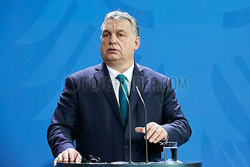 Berlin  Deutschland - Viktor Orban  Ministerpraesident von Ungarn.