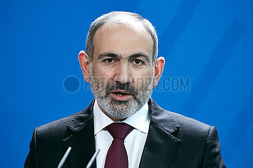 Berlin  Deutschland - Nikol Paschinjan  Ministerpraesident der Republik Armenien.