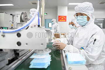 CHINA-GUANGZHOU-NOVEL CORONAVIRUS-GAC-FACE MASK PRODUCTION (CN)