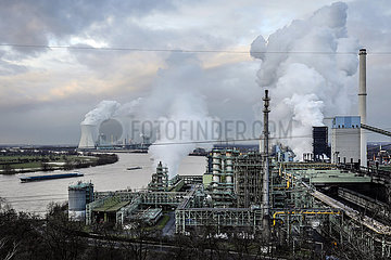 ThyssenKrupp Steel Europe  KBS Kokerei Schwelgern am Rhein in Duisburg-Marxloh  Ruhrgebiet  Nordrhein-Westfalen  Deutschland