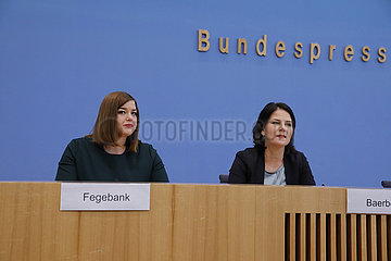 Bundespressekonferenz zum Thema: Buendnis 90/Die Gruenen - Auswirkungen der Buergerschaftswahl in Hamburg auf die Bundespolitik