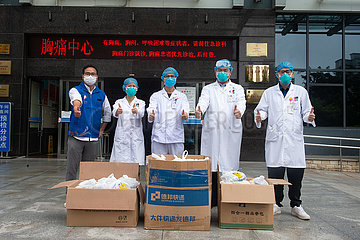 CHINA-HAIKOU-CORONAVIRUS-medizinische Arbeitnehmer-FREE MEALS (CN)