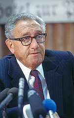 Henry Kissinger  Pressekonferenz Wildbad Kreuth  1988