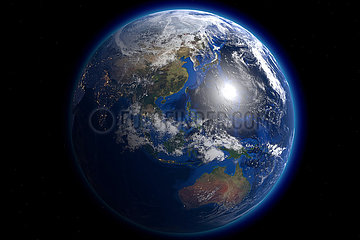 CGI Visualisierung: Erde